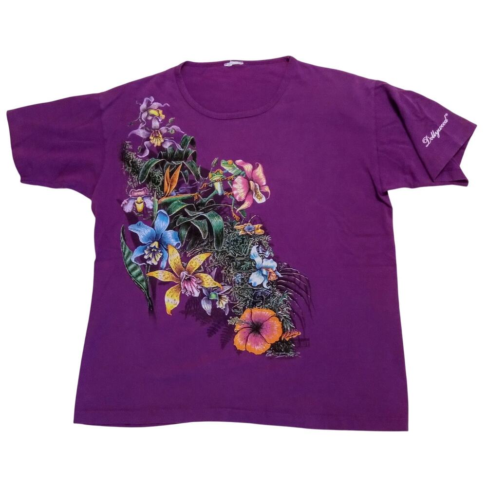 Vintage 1994 Stand Out Designs Gardner Artwork Dollywood Single Stitch Tee USA